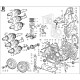 15LD 350 - BIELLA/PISTONE/ALBERO GOM./VOLANO/BASAMENTO/FLANGIATURA (B)