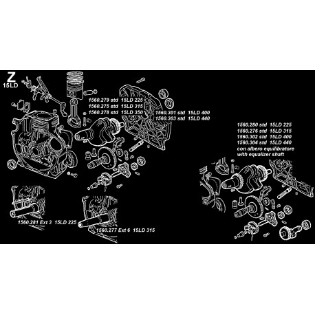 15LD 350 - BLOCCO MOTORE (Z)