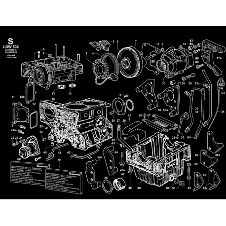LDW 502 Citycar P-F - PARTI SPECIFICHE PER LDW 502 PRESSOFUSO (S)
