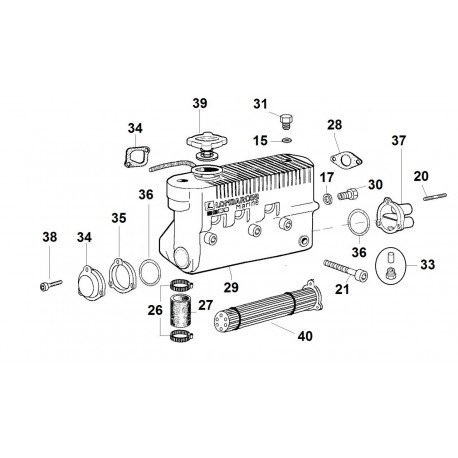 LDW 1404M - RADIATORE ACQUA