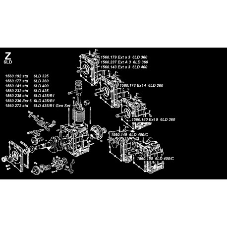 6LD 400-C - BLOCCO MOTORE (Z)