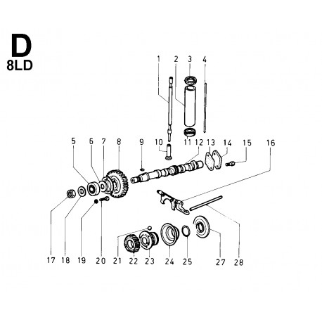 8LD 665-2-L - DISTRIBUZIONE/REGOLATORE DI GIRI (D)